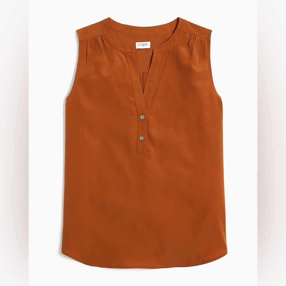 NWT - J. Crew Sleeveless V-neck popover top